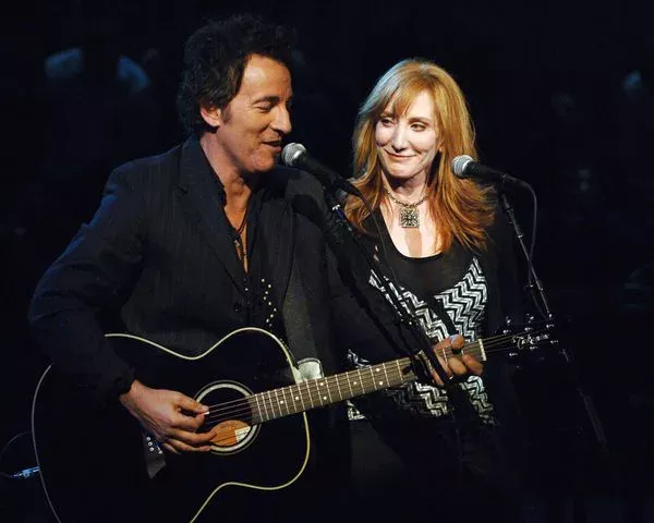 Bruce Springsteen and wife