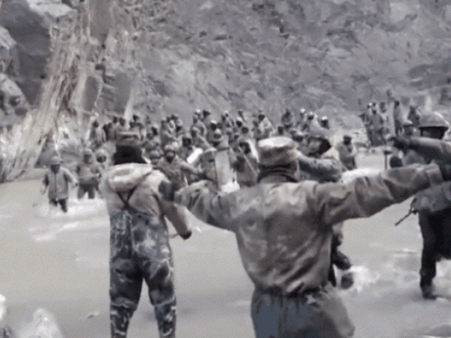 लद्दाख की गलवान घाटी में जून 2020 में भारत-चीन के सैनिकों के बीच हुई झड़प हुई थी। इस फुटेज को चीन ने 2021 में जारी किया था। फाइल फोटो