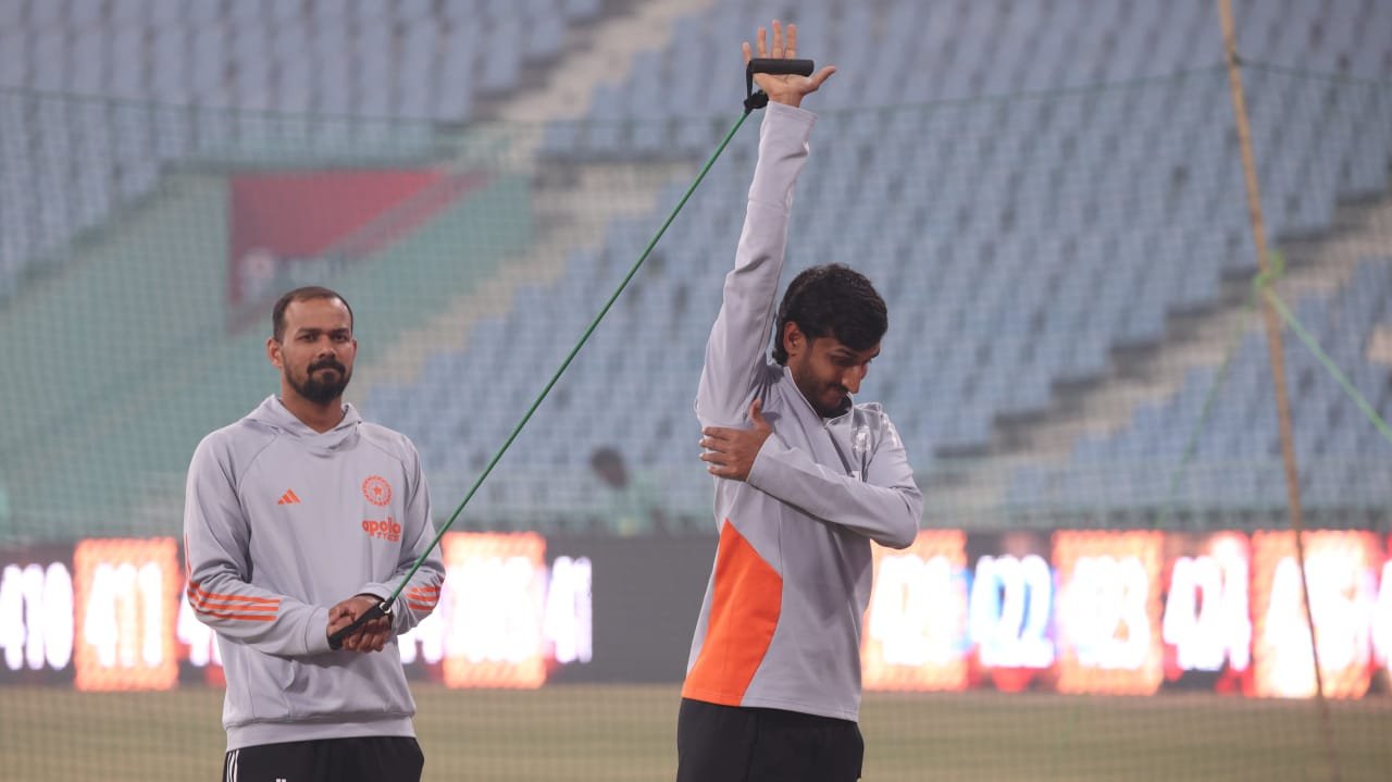 खिलाड़ियों ने प्रैक्टिस के साथ एक्सरसाइज में जमकर पसीना बहाया।