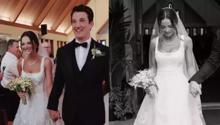 Miles Teller Gifts Keleigh Teller With Recreated Wedding Dress Lost To The LA Fires, ‘Green Flag’