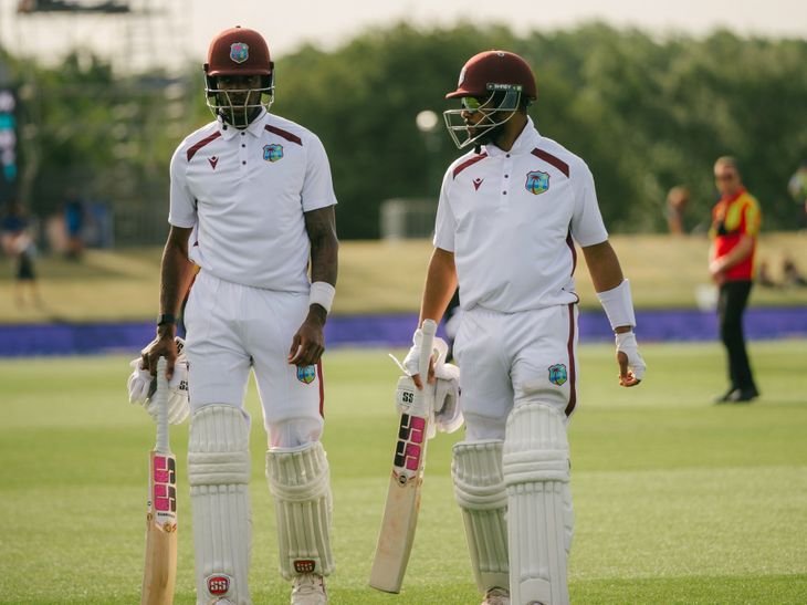 Hope and Greaves’ batting takes New Zealand-West Indies match to fifth day | होप-ग्रीव्स की बैटिंग से न्यूजीलैंड-वेस्टइंडीज मैच पांचवें दिन पहुंचा: दोनों ने नाबाद 140 रन की साझेदारी की; कीवियों ने 531 रन का टारगेट दिया