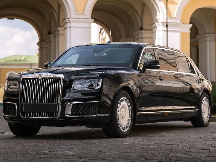 Russian President’s limousine ‘Aurus Senat’ | रूसी राष्ट्रपति की लिमोजिन कार ‘ऑरस सीनेट’: टायर फटने पर भी दौड़ सकती है, बुलेट और ब्लास्ट प्रूफ गाड़ी की टॉप स्पीड 250kmph