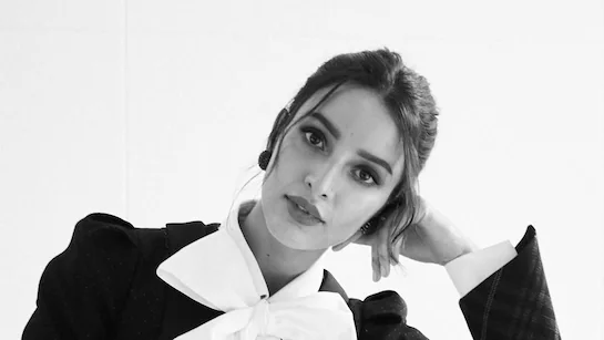 Why Her Bow Blazer and Check Skirt Are 2025’s Must-Have Look