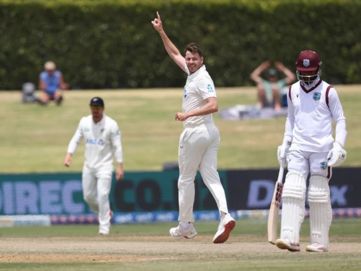 NZ Vs WI 3rd Test Result Update; WTC Points Table | Cricket News | न्यूजीलैंड ने तीसरा टेस्ट 323 रन से जीता: वेस्टइंडीज के खिलाफ सीरीज 2-0 से जीती, WTC पॉइंट्स टेबल में दूसरे नंबर पर पहुंचा
