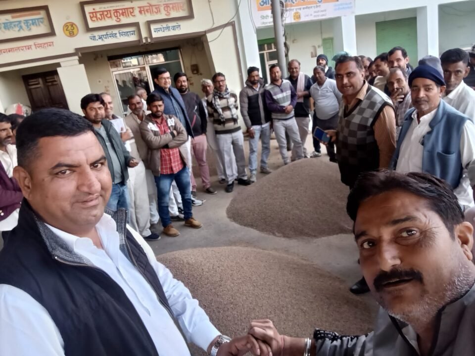 Nohar Mandi Guar ki Kharid Karte vyapari