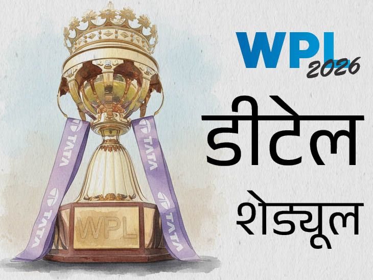 WPL 2026 Schedule Update; Match Fixtures Venues Double Header Eliminator | MI Vs RCB | विमेंस प्रीमियर लीग आज से, जानिए पूरा शेड्यूल: 2 दिन डबल हेडर, 6 मैच पुरुष टीम इंडिया के वनडे से क्लैश होंगे