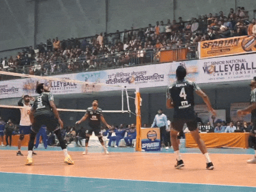 पुरुष वर्ग में रेलवे ने केरल का सीधे सेटों में किया शिकार। और जीत ली चैंपियनशिप।