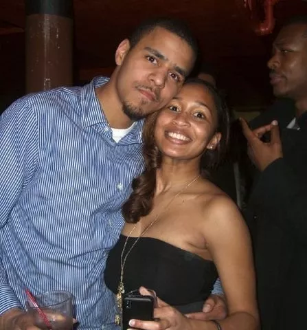 J. Cole and his wife