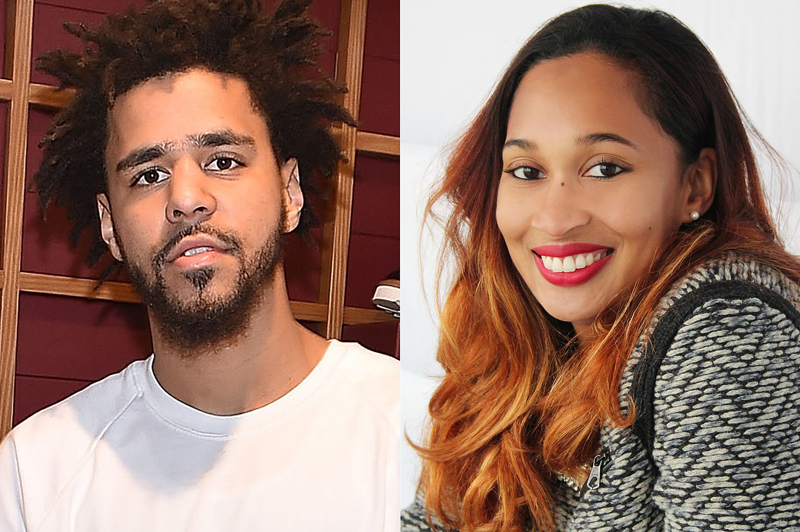 J. Cole and his wife, Melissa Heholt