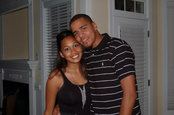 J. Cole and his wife