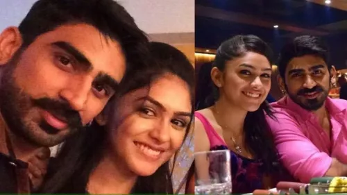 Mrunal Thakur and Sharad Tripathi