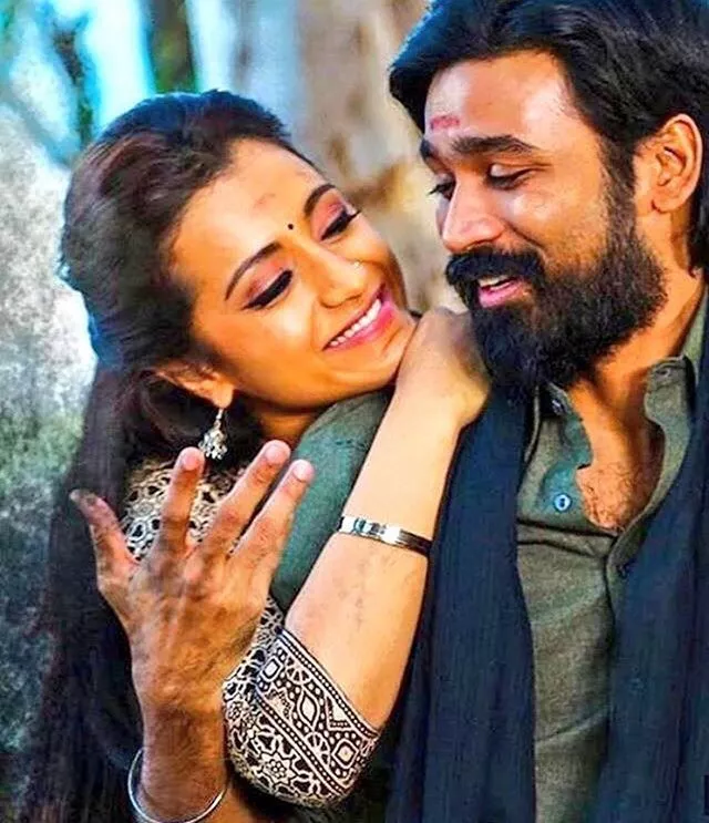 Dhanush and Trisha Krishnan