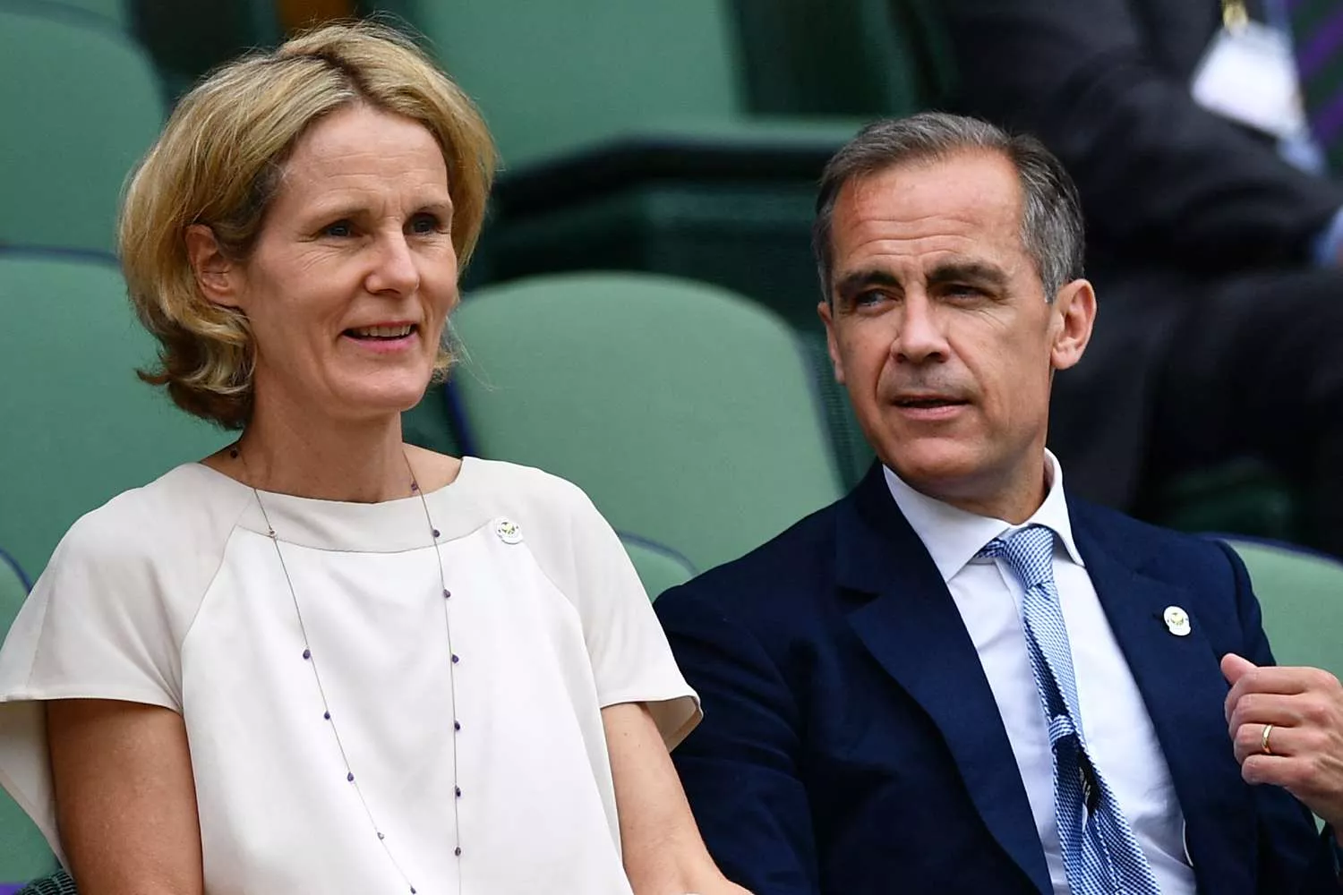 Mark Carney and Diana Fox Carney