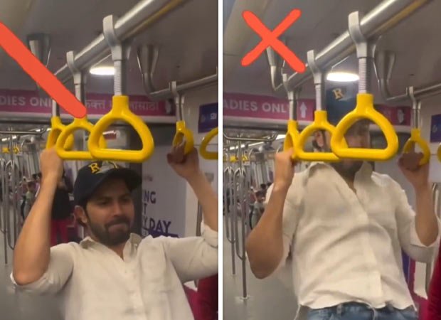 Mumbai Metro issues public advisory over a viral video of Varun Dhawan playfully ‘hanging’ in the metro: ‘Hang out, but don’t hang there’ : Bollywood News