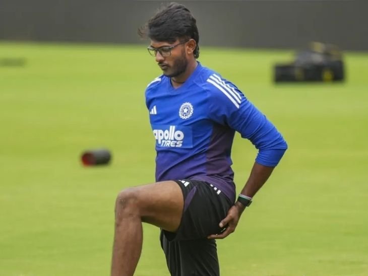 sai sudharsan; sudharsan rib injury update vijay hazare trophy ipl 2026 | भारतीय बैटर साई सुदर्शन की पसली में फ्रैक्चर: फील्डिंग के दौरान चोट लगी, विजय हजारे ट्रॉफी से बाहर; IPL तक फिट हो जाएंगे