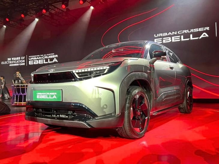 टोयोटा की पहली e-SUV अर्बन क्रूजर एबेला अनवील:543KM रेंज, लेवल-2 ADAS जैसे फीचर्स; टाटा नेक्सन EV को टक्कर देगी