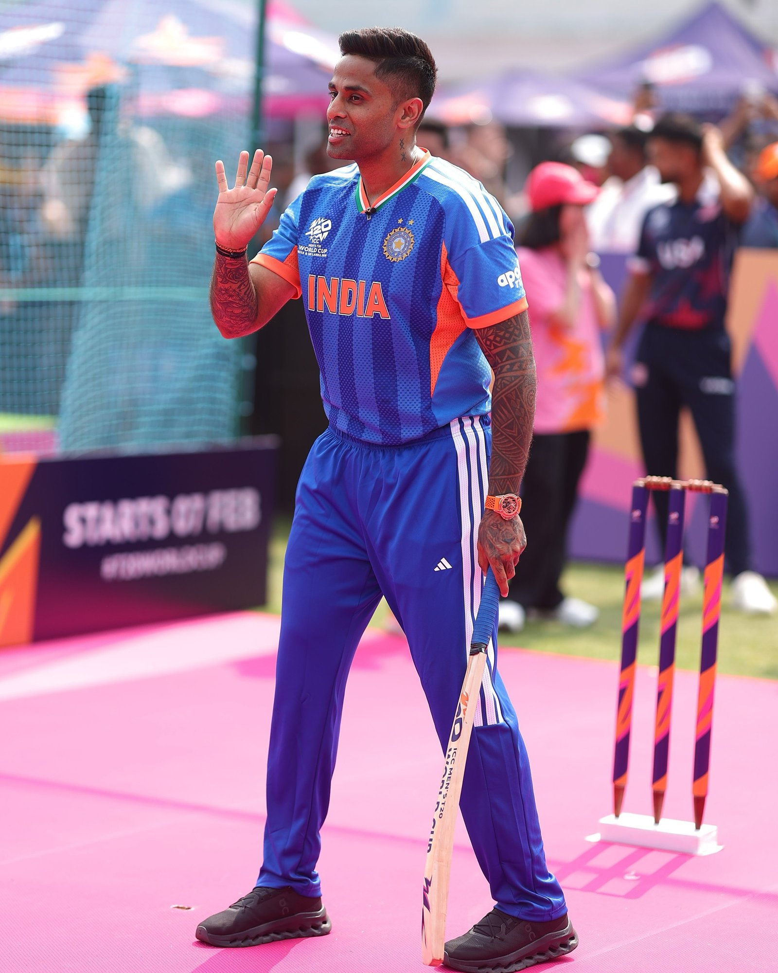 भारतीय कप्तान सूर्यकुमार यादव की यह फोटो कैप्टन्स डे इवेंट की है।