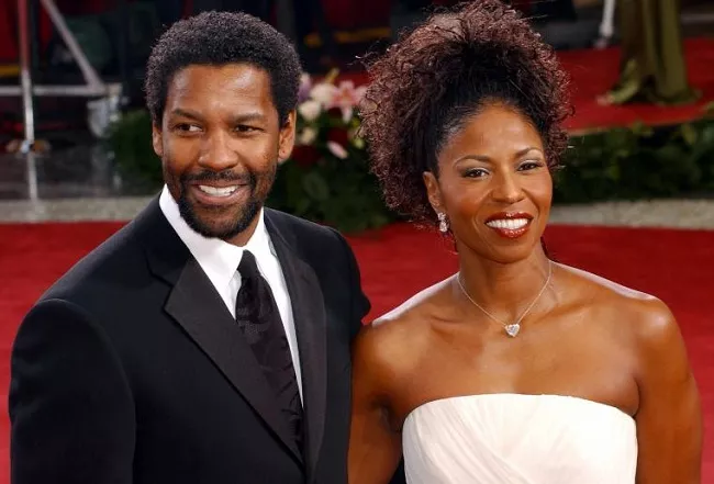 Pauletta Washington and Denzel Washington