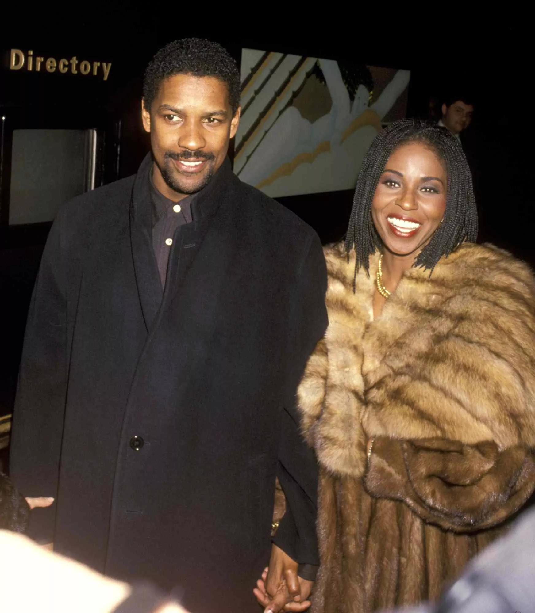 Pauletta Washington and Denzel Washington