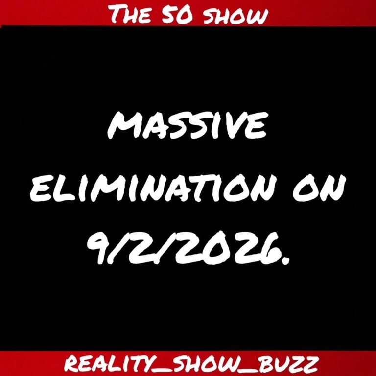 #the50 

Follow @reality_show_buzz for more information regarding reality shows….