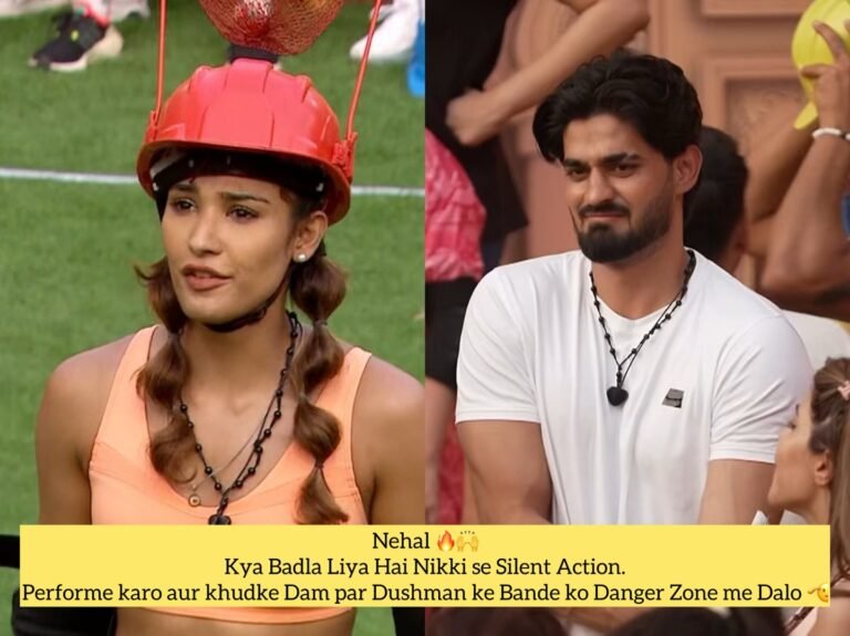 Nehal 
Kya Badla Liya Hai Nikki se Silent Action.

Performe karo aur khudke Dam …