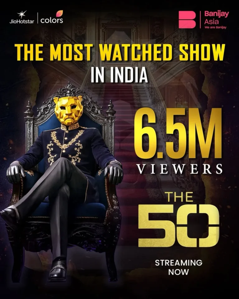 When 6.5M people tune in,
it’s not a show… it’s a phenomenon. 

India’s Most Wat…