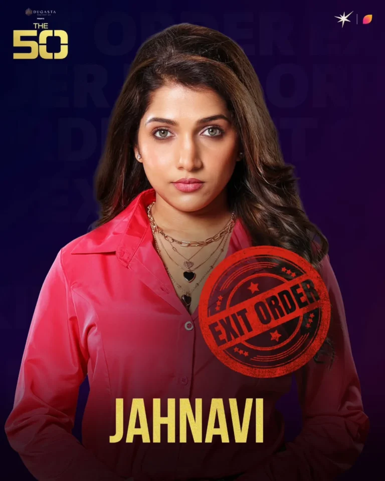 Survival ki race mein ruk gaya Jahnavi ka safar.

Dekhiye #The50, now streaming …