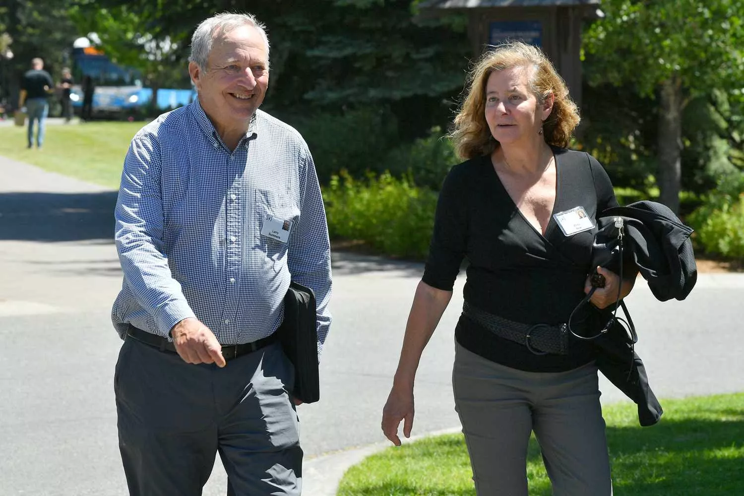 Elisa New and Larry Summers