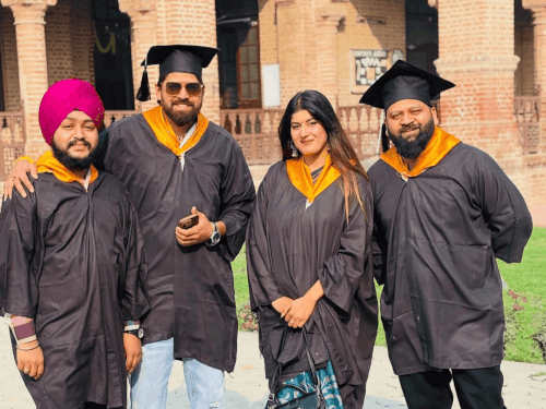 मासूम शर्मा ने 'म्यूजिक' में पूरी की दूसरी मास्टर डिग्री:रोहतक के कॉलेज से ग्रेजुएशन, अमृतसर के खालसा कॉलेज से MA की; बोले-अचीवमेंट फैंस को समर्पित