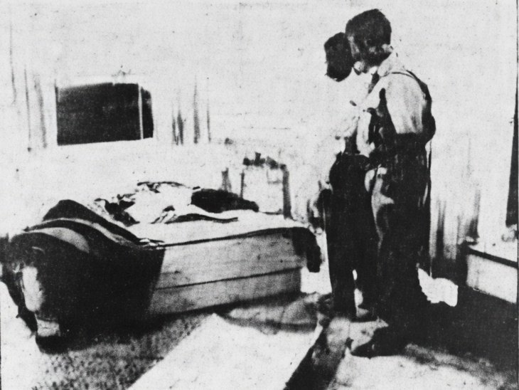 बृज सदाना के कमरे की तस्वीर, जहां उनकी लाश मिली थी।