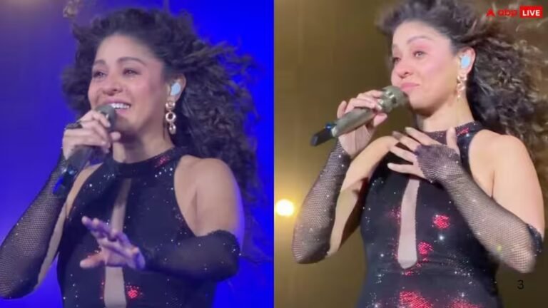 लखनऊ कॉन्सर्ट में रोने लगीं सुनिधि चौहान, बोलीं- मुझे माफ करना, पहले ऐसा कभी नहीं हुआ