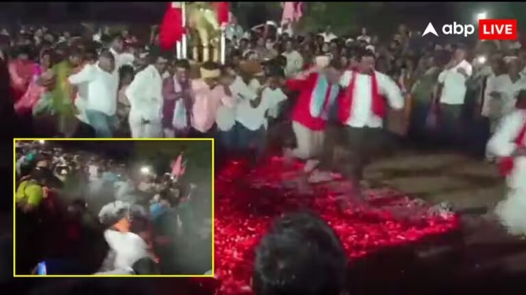 तेलंगाना के नलगोंडा में दर्दनाक हादसा, भीड़ की धक्का-मुक्की से आग में गिरकर घायल हुए श्रद्धालु, मंदिर कमेटी पर केस दर्ज