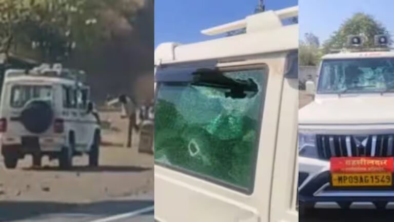 धार में अतिक्रमण हटाने गई पुलिस पर पथराव, TI घायल, BJP विधायक की बहू के नाम है विवादित जमीन