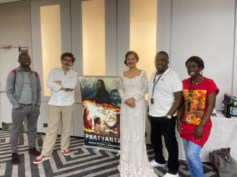 Chinmay Parab’s web film, ‘Pratyantar’ poster was launched at Cannes Film Festival 2022, by actress Manya Pathak.