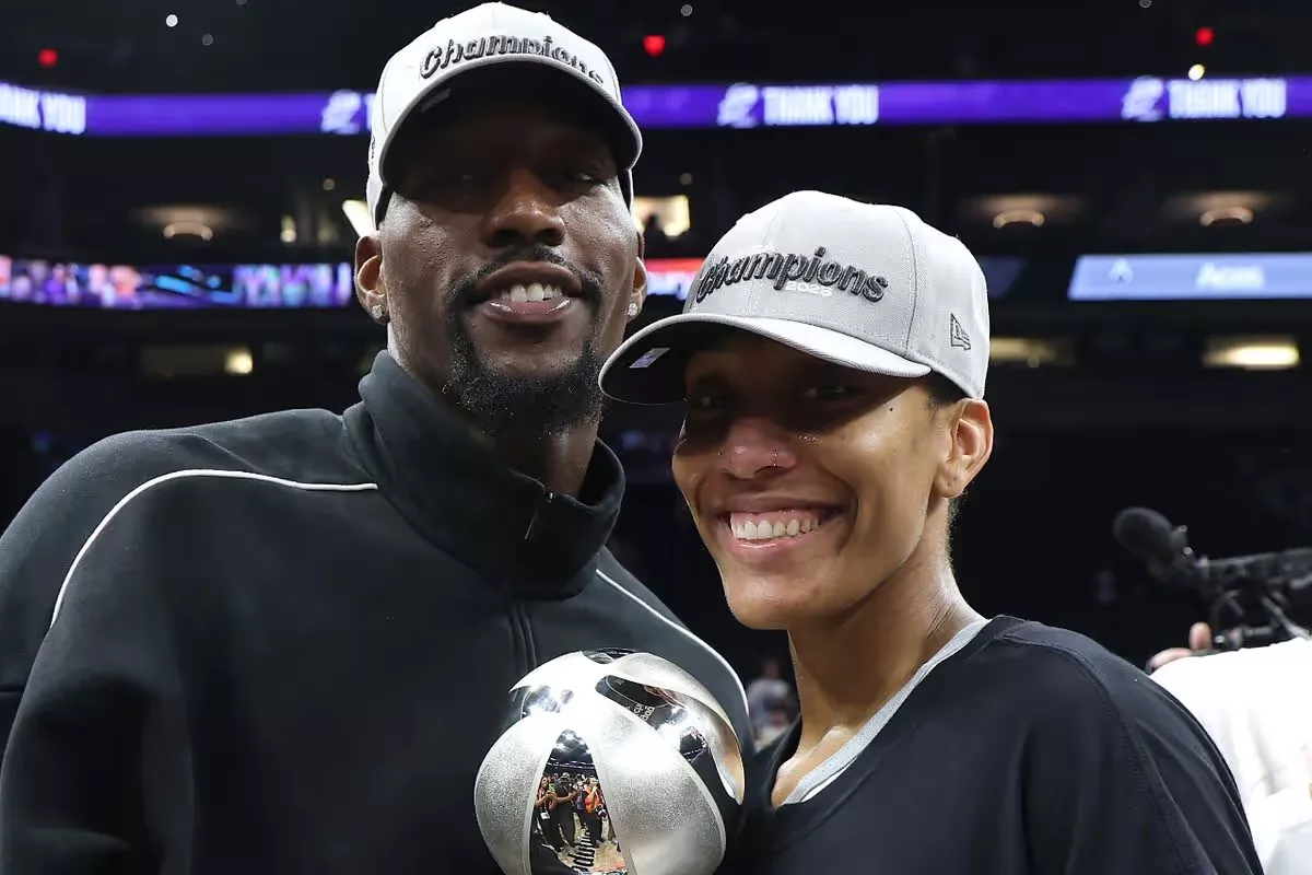A'ja  Wilson and Bam Adebayo