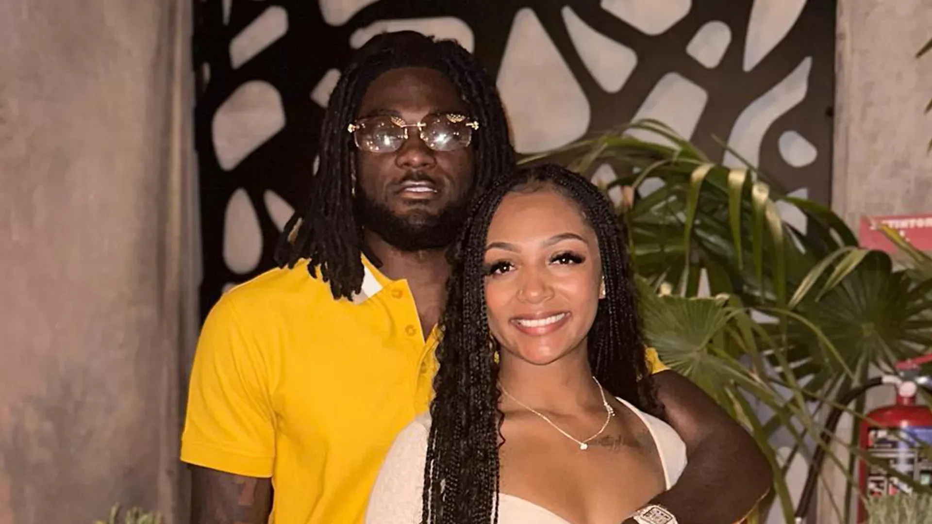 Rochelle Searight and Brandon Aiyuk