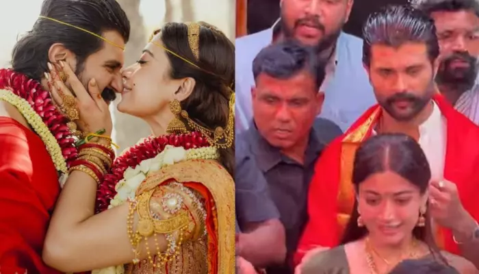 Newlyweds, Rashmika Mandanna And Vijay Deverakonda Look The Happiest, Seek Blessings At Tirupati