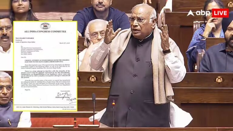 हरियाणा की राज्यसभा सीटों पर फंसा पेच! खरगे ने चुनाव आयोग को लिखी चिट्ठी, क्या कर दी डिमांड?