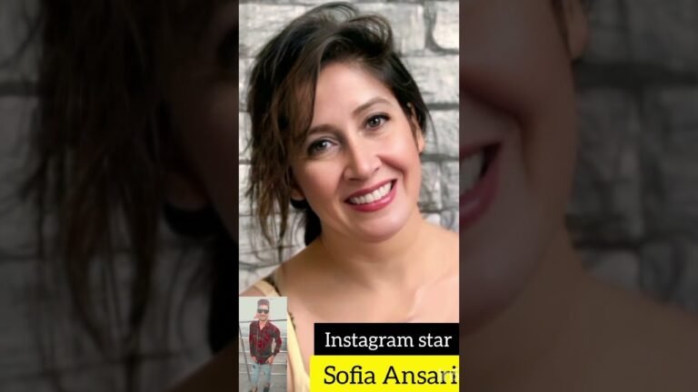 Sofia Ansari (old and young) Instagram star social media King #shorts